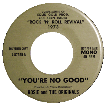 Rosie And The Originals - You're No Good Kern Promo